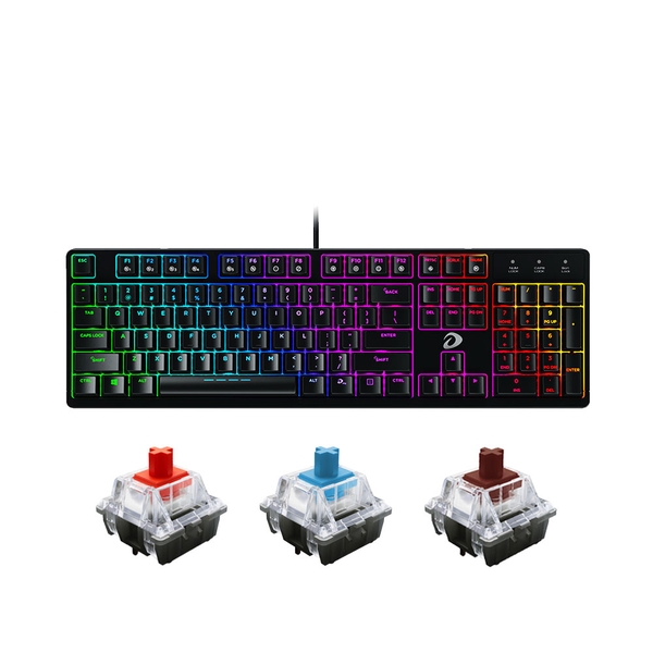 Bàn phím cơ Dareu EK1280 Black RGB D Switch Red / Blue / Brown