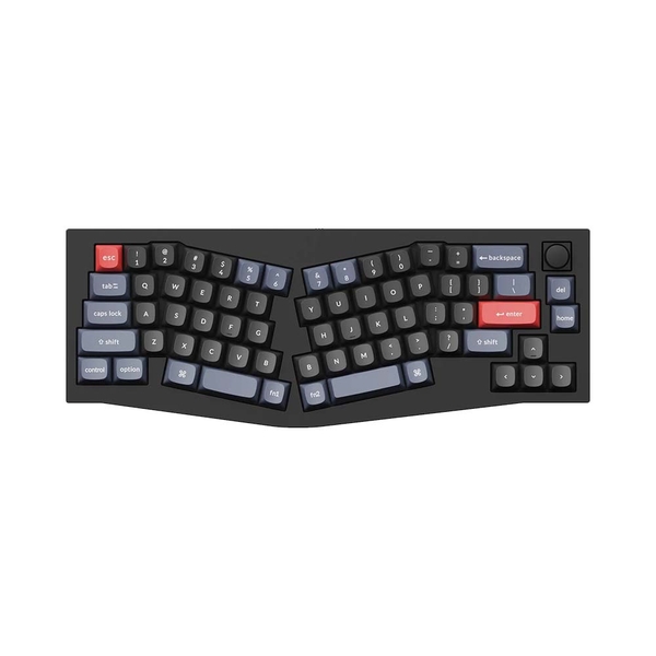 Bàn phím cơ Keychron Q8 Full Assembled Knob Dark Black Gateron G Pro Red Q8-M1Z