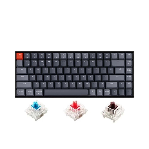 Bàn phím cơ không dây Keychron K2V2 White Led Gateron G Pro Switch Red / Blue / Brown