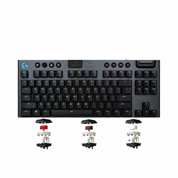 Bàn phím cơ không dây Logitech G913 TKL GL Tactile/GL Linear/GL Clicky