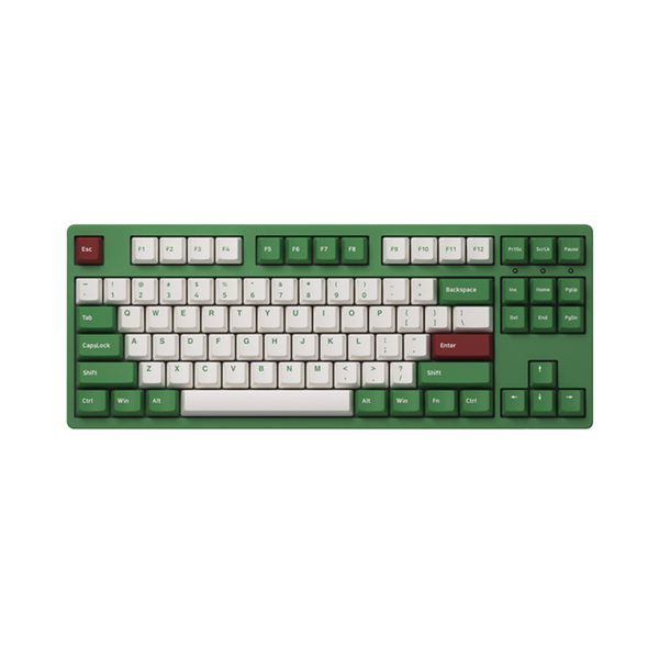 Bàn phím cơ TKL AKKO 3087v2 DS Matcha Red Bean (Akko Sw V2)