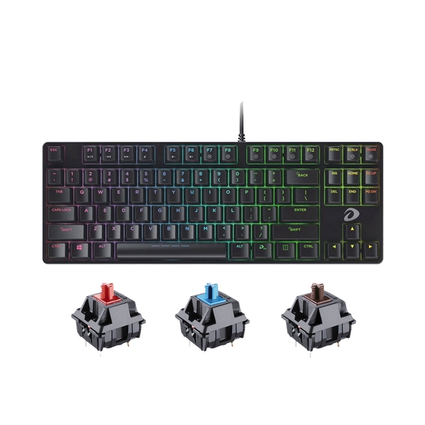 Bàn phím cơ TKL Dareu EK880 Black RGB D Switch Red / Blue / Brown