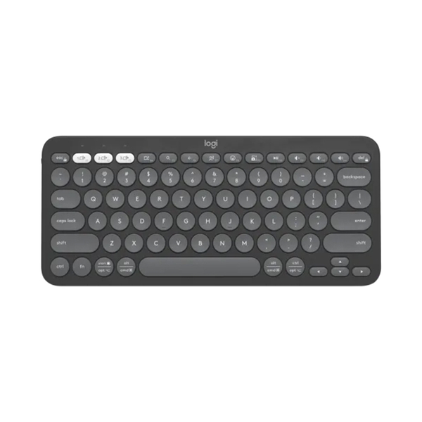 Bàn phím Không dây Logitech Pebble Keys 2 K380s Multi-Device Tonal Graphite 920-011753