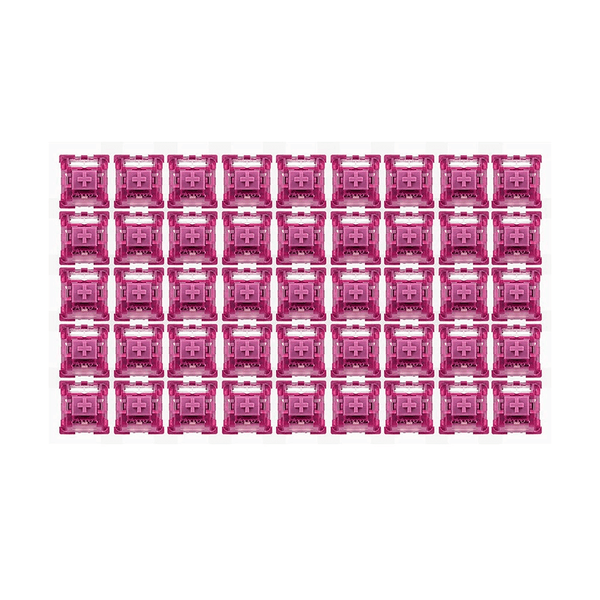 Bộ 45 Switch cơ Akko CS Wine Red Lubed