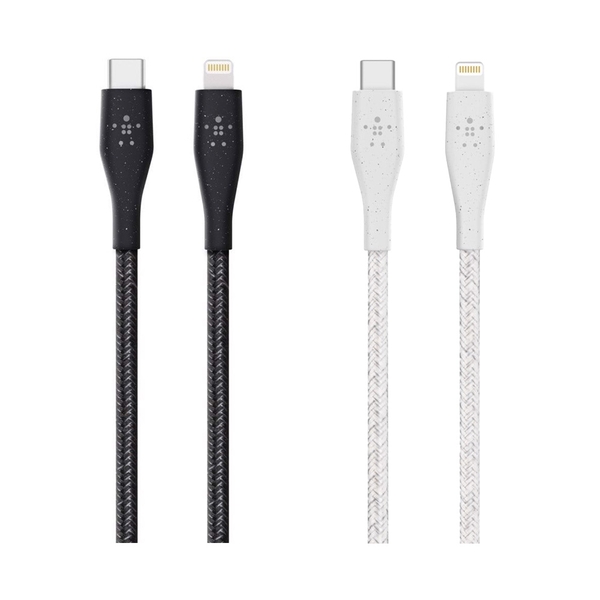 Cáp Belkin BoostCharge MFi USB-C to Lightning 30W 1.2M Vỏ Dù Duratex Plus