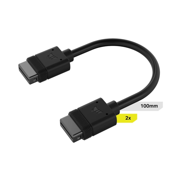 Cáp Corsair iCUE LINK 2x 100mm Black CL-9011121-WW