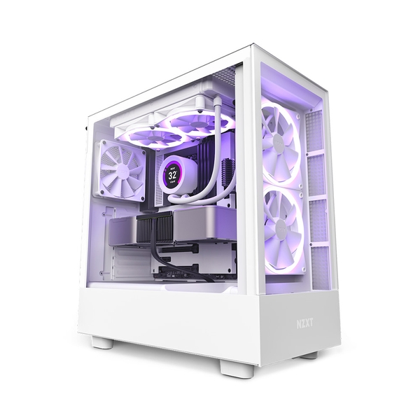 Case máy tính NZXT H5 Elite White CC-H51EW-01