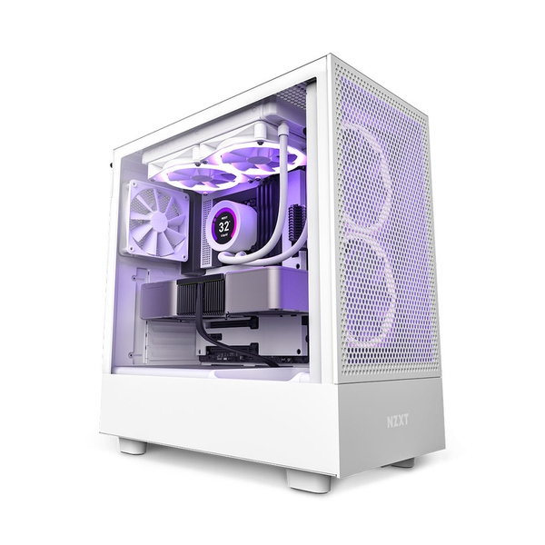 Case máy tính NZXT H5 Flow White CC-H51FW-01