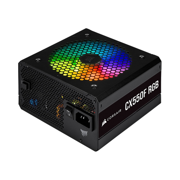 Nguồn máy tính Corsair CX550F 550W RGB 80 Plus Bronze Black CP-9020216-NA