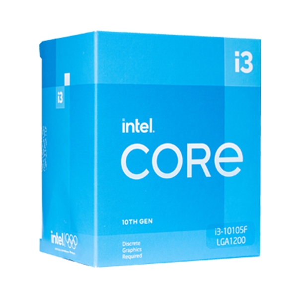 CPU Intel Core i3-10105F 3.7GHz 4 cores 8 threads 6MB