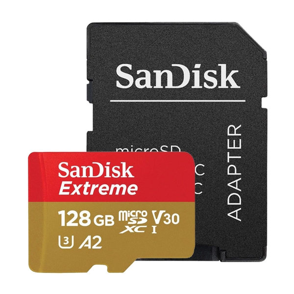 Thẻ Nhớ MicroSDXC SanDisk Extreme V30 A2 128GB 160MB/s SDSQXA1-128G-GN6MN