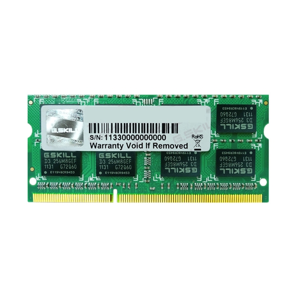 Ram G.Skill DDR3 4GB Bus 1600 1.5v F3-12800CL9D-4GBSQ