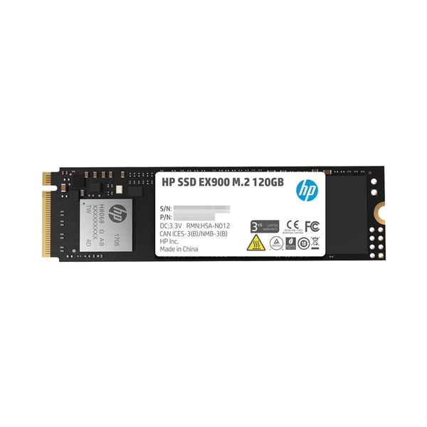 SSD HP EX900 M.2 PCIe Gen3 x4 NVMe 120GB 2YY42AA