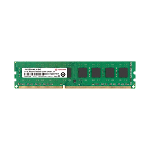 Ram PC Transcend 8GB JetRam JM DDR3 1600MHz JM1600KLH-8G