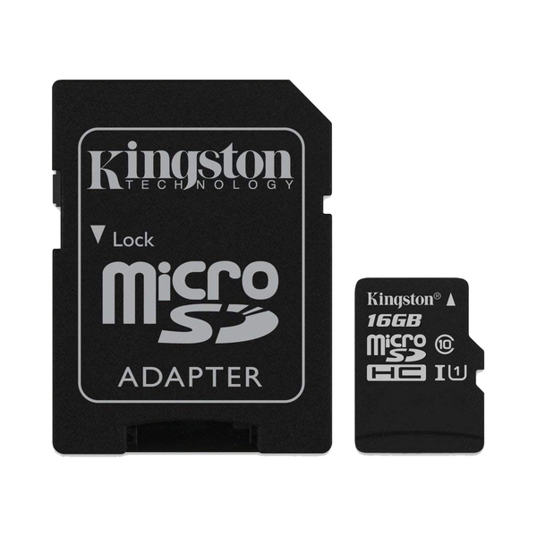 Thẻ nhớ MicroSDHC Kingston Canvas Select 16GB Class 10 U1 80MB/s SDCS/16GB