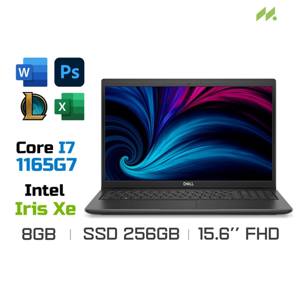 Laptop Dell Latitude 3520 70280538 (i7-1165G7, Iris Xe Graphics, Ram 8GB DDR4, SSD 256GB, 15.6 Inch FHD/ Win 11)