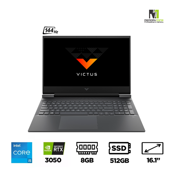 Laptop Gaming HP VICTUS 16-d0204TX 4R0U5PA (i5-11400H, RTX 3050 4GB, Ram 8GB DDR4, SSD 512GB + 32GB 3D Xpoint, 16.1 Inch IPS 144Hz FHD)