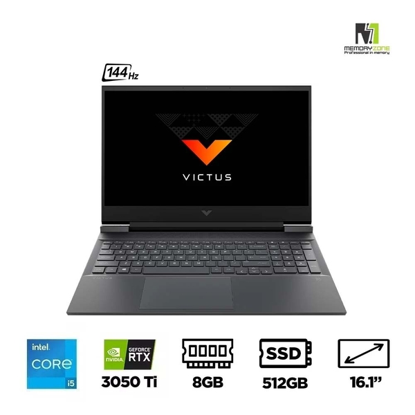 Laptop Gaming HP VICTUS 16-d0294TX 5Z9R5PA (i5-11400H, RTX 3050 Ti 4GB, Ram 8GB DDR4, SSD 512GB, 16.1 Inch IPS 144Hz FHD)