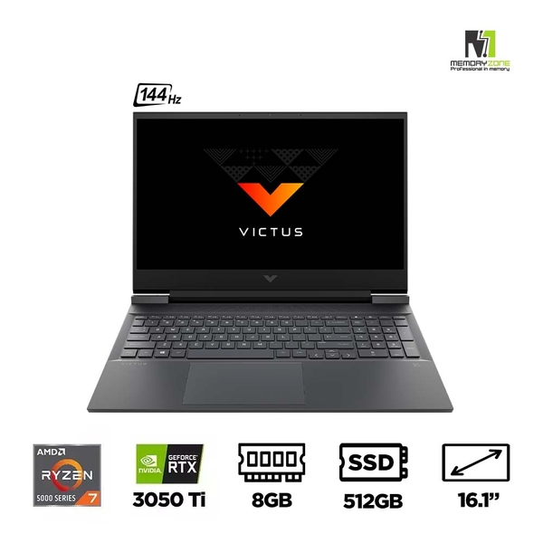 Laptop Gaming HP VICTUS 16-e0168AX 4R0U6PA (Ryzen 7 5800H, RTX 3050 Ti 4GB, Ram 8GB DDR4, SSD 512GB, 16.1 Inch IPS 144Hz FHD)