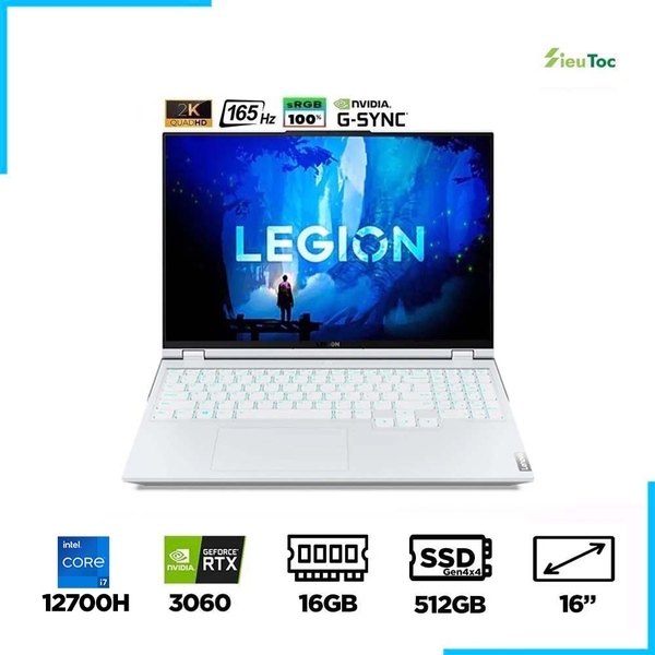 Laptop Gaming Lenovo Legion 5 Pro 16IAH7H 82RF0046VN (i7-12700H, RTX 3060 6GB, Ram 16GB DDR5, SSD 512GB, 16 Inch 165Hz WQHD)