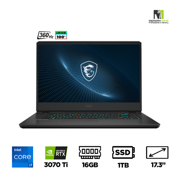 Laptop Gaming MSI Vector GP76 12UGS-610VN (i7-12700H, RTX 3070 Ti 8GB, Ram 16GB DDR4, SSD 1TB, 17.3 Inch 360Hz FHD)