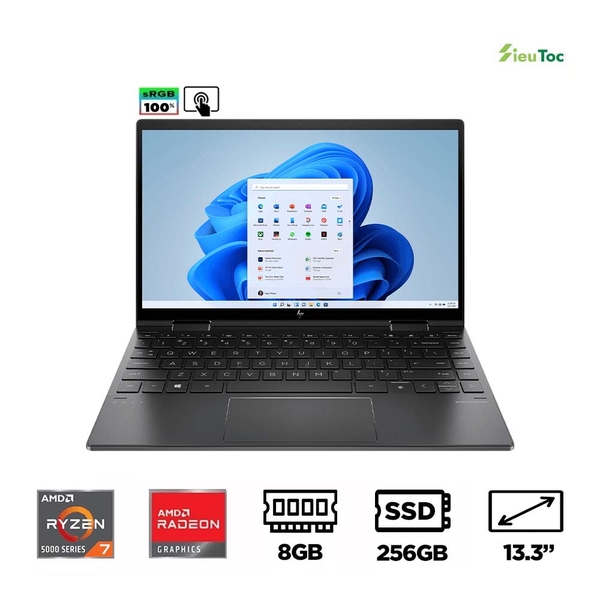 Laptop HP Envy x360 13-ay1056AU 601Q8PA (Ryzen 7 5800U, Radeon Graphics , Ram 8GB DDR4, SSD 256GB, 13.3 Inch IPS FHD TouchScreen, Bút cảm ứng)