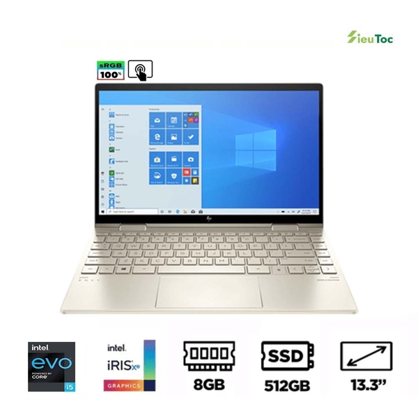 Laptop HP Envy x360 13-bd0530TU 4Y0Y4PA (i5-1135G7 EVO, Iris Xe Graphics , Ram 8GB DDR4, SSD 512GB, 13.3 Inch IPS FHD TouchScreen, Bút cảm ứng)