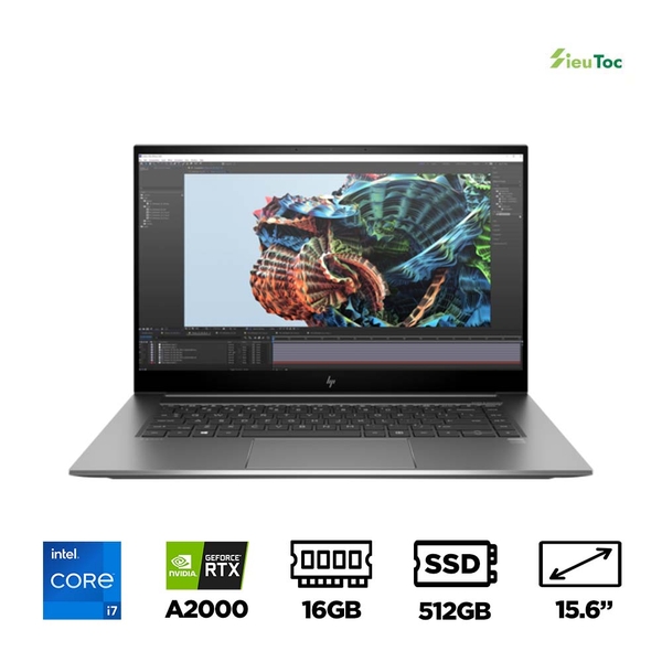 Laptop HP ZBook Studio G8 30N01AV (i7-11800H, RTX A2000 4GB, Ram 16GB, SSD 512GB, 15.6 Inch IPS FHD)