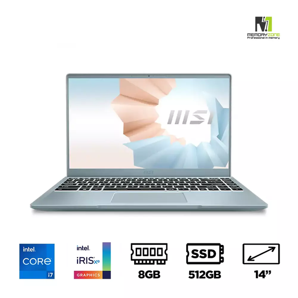 Laptop MSI Modern 14 B11MO-294VN (i7-1165G7, Iris Xe Graphics, Ram 8GB, SSD 512GB, 14 Inch IPS FHD)