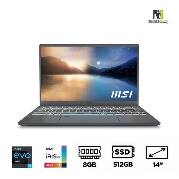 Laptop MSI Prestige 14 A11M-206VN (i5-1135G7 EVO, Intel Iris Xe, Ram 8GB DDR4, SSD 512GB, 14 Inch FHD)