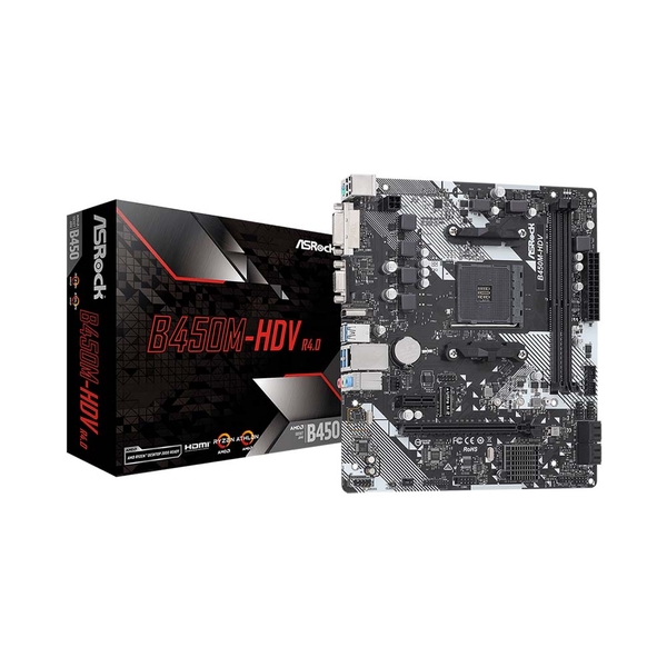 Mainboard PC ASRock B450M-HDV R4.0