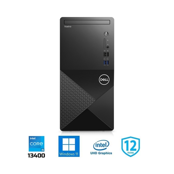 Máy bộ Dell Vostro 3020T 71021400 (i5-13400, UHD 730, Ram 8GB DDR4, SSD 256GB + 1TB HDD, Windows 11, USB Keyboard & Mouse)