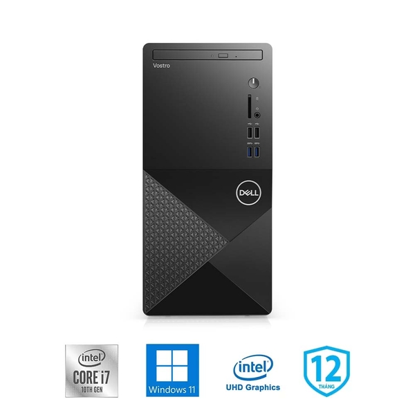 Máy bộ Dell Vostro 3888 MT 42VT380026 (i7-10700, UHD 630, Ram 8GB, SSD 512GB, Windows 11 64-bit, DVDRW, USB Keyboard & Mouse)