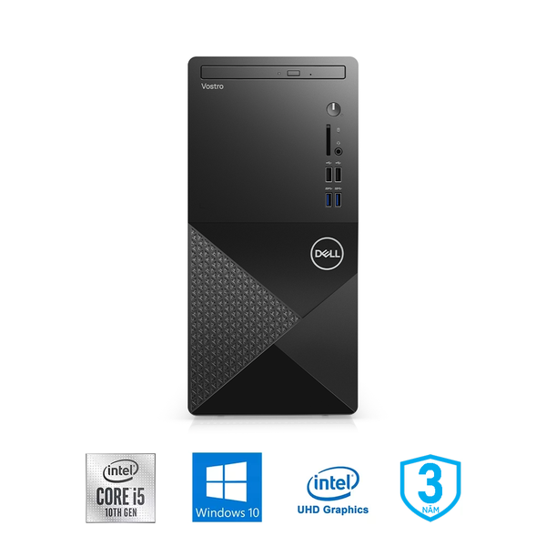 Máy bộ Dell Vostro 3888 MT RJMM62Y31 (i5-10400, UHD 630, Ram 8GB, 1TB HDD, Windows 10 64-bit, USB Keyboard & Mouse)