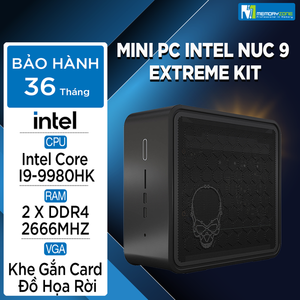 Intel nuc 考えつき 9 extreme kit ram2×16GB