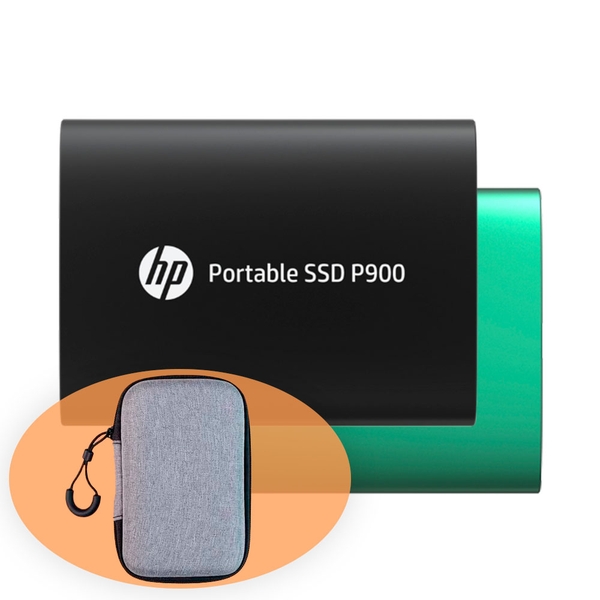 Ổ cứng di động SSD 1TB HP P900 2000MB/s (Black/Green)
