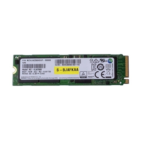 SSD Samsung NVMe PM961 M.2 PCIe Gen3 x4 256GB