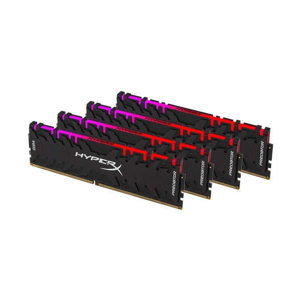 Ram PC Kingston HyperX Predator RGB 64GB 3200MHz DDR4 (16GBx4) HX432C16PB3AK4/64