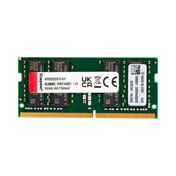 Ram Laptop Kingston DDR4 16GB 3200MHz 1.2v KVR32S22D8/16WP