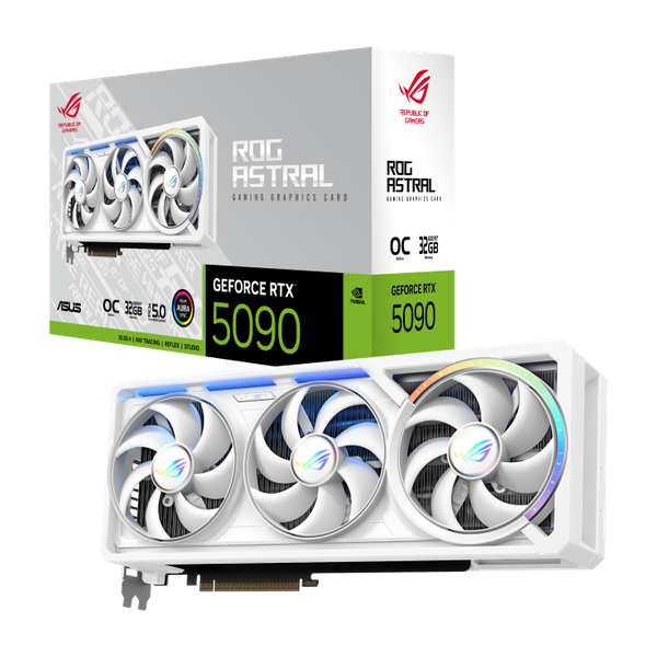 VGA Asus ROG Astral GeForce RTX 5090 WHITE OC Edition 32GB GDDR7