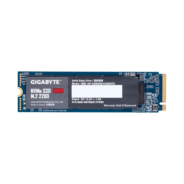 SSD Gigabyte 128GB PCIe Gen3 x4 NVMe M.2 GP-GSM2NE3128GNTD