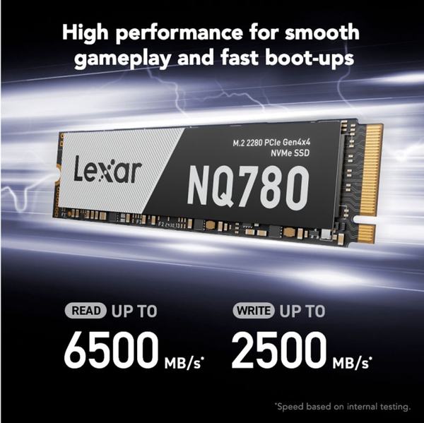 SSD Lexar NQ780 1TB M.2 PCIe Gen4 x4 NVMe LNQ780X001T-RNNNG