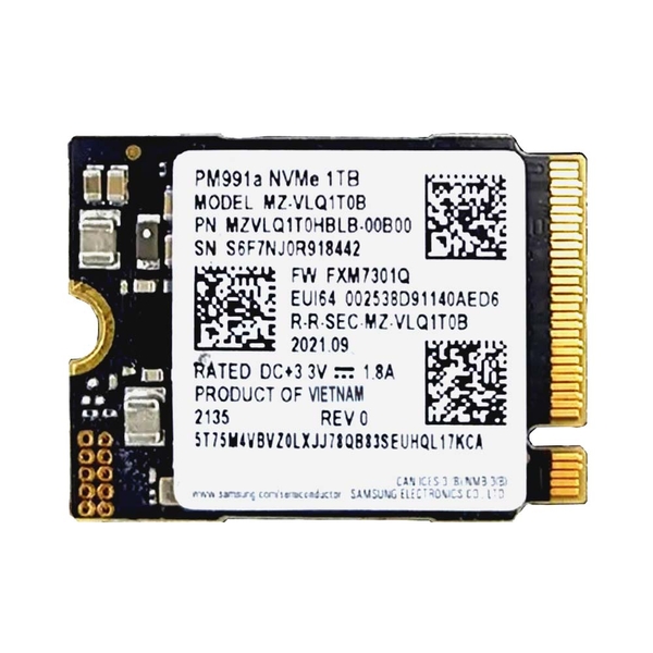 SSD Samsung PM991a PCIe Gen3 x4 NVMe M.2 2230 1TB MZVLQ1T0HBLB-00B00