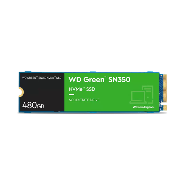 SSD Western Digital Green SN350 PCIe Gen3 x4 NVMe M.2 480GB WDS480G2G0C