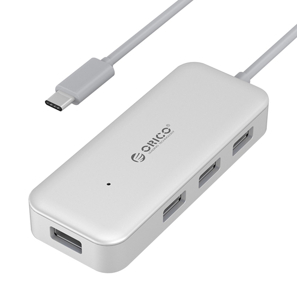 Bộ chia USB Type-C ra 4 cổng USB Type-A Orico TC4U-U3-SV