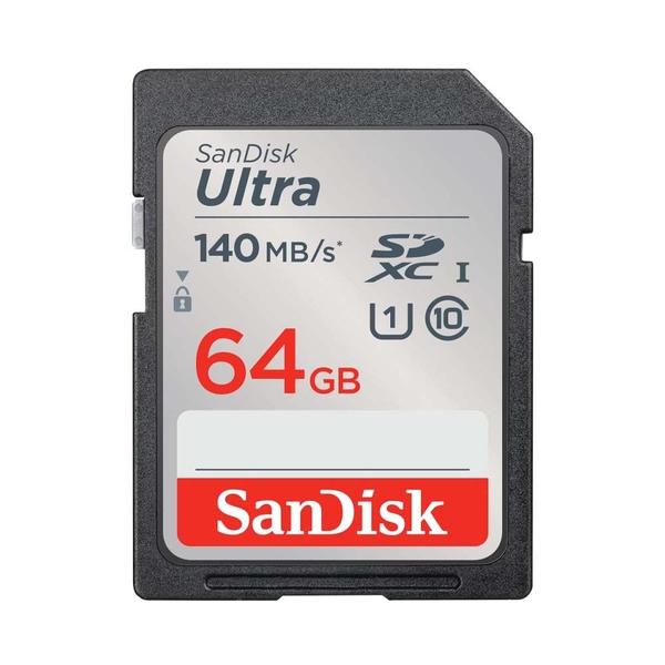 Thẻ nhớ SDXC SanDisk Ultra 64GB 140MB/s SDSDUNB-064G-GN6IN