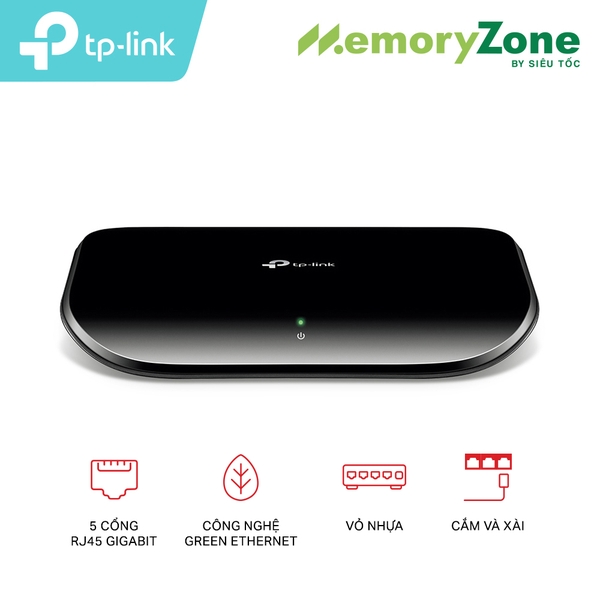 Switch TP-Link 5 Port 10/100/1000 Mbps TL-SG1005D