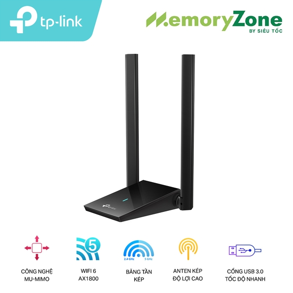 USB WiFi TP-Link Archer TX20U Plus WiFi 6 AX1800 Archer-TX20U-Plus