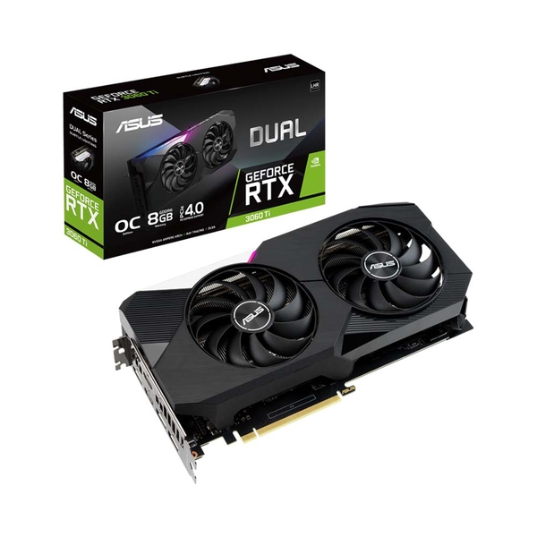 VGA Asus Dual GeForce RTX 3060 Ti V2 OC Edition 8GB GDDR6 with LHR DUAL-RTX3060TI-O8G-V2