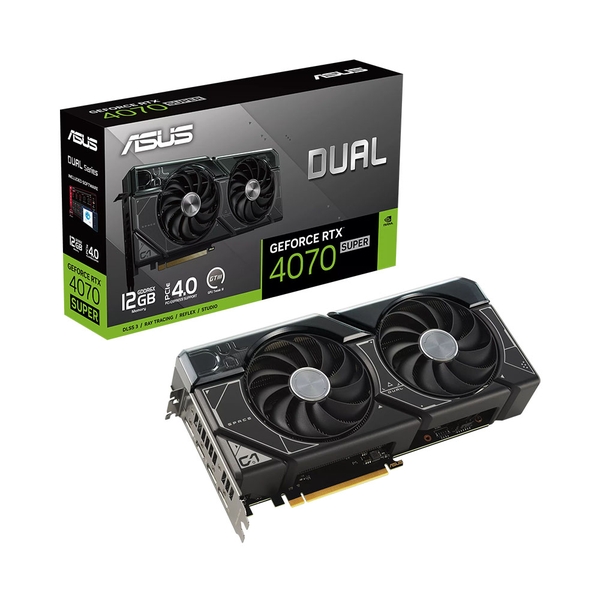 VGA Asus Dual GeForce RTX 4070 Super 12GB GDDR6X DUAL-RTX4070S-12G